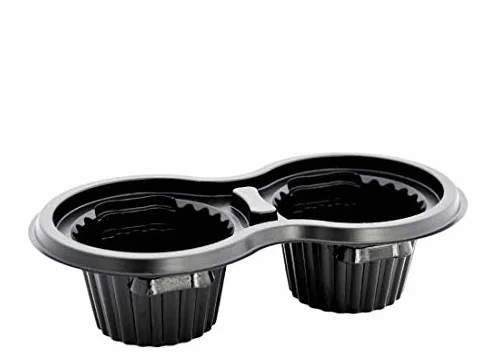 KAPPUCCIOPAK 2 BASE PZ.100 NERO PORTA CAPPUCCINO