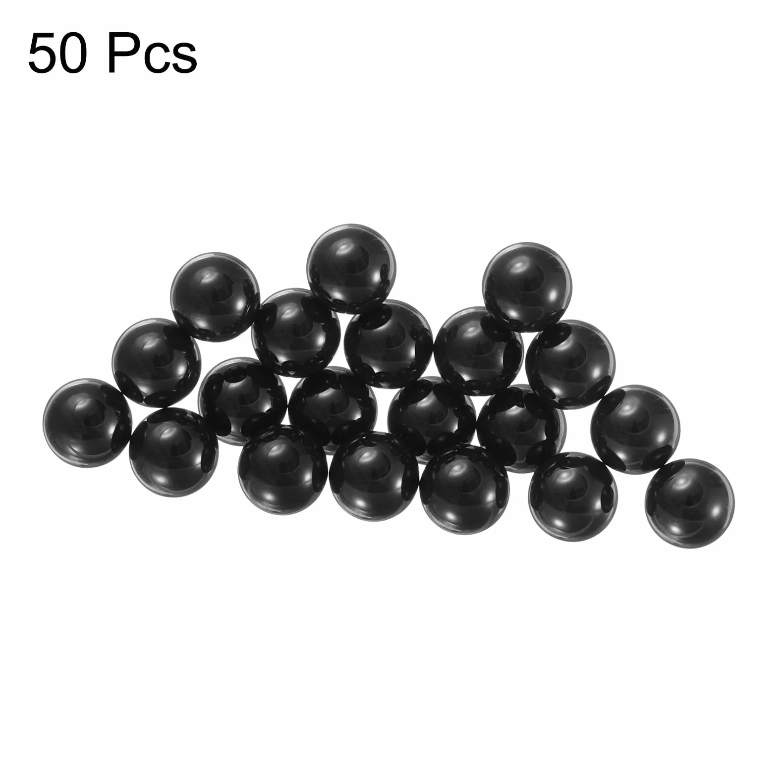 QUARKZMAN 50pz Sfere in Ceramica per Cuscinetti 5mm Sfere in Nitruro di Silicio Si3N4 G5 di Precisione in Ceramica