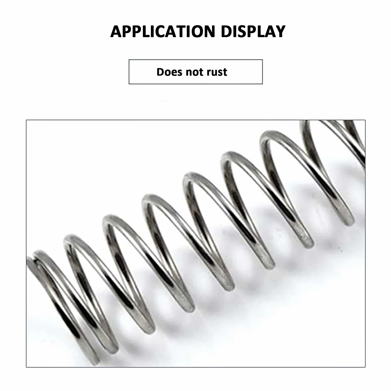 Diametro del Filo della Molla dell'Acciaio Inossidabile 0.2mm-0.7mm Lunghezza del Filo d'Acciaio della Molla Dritta Dura 50cm 20PCS,0.5mm