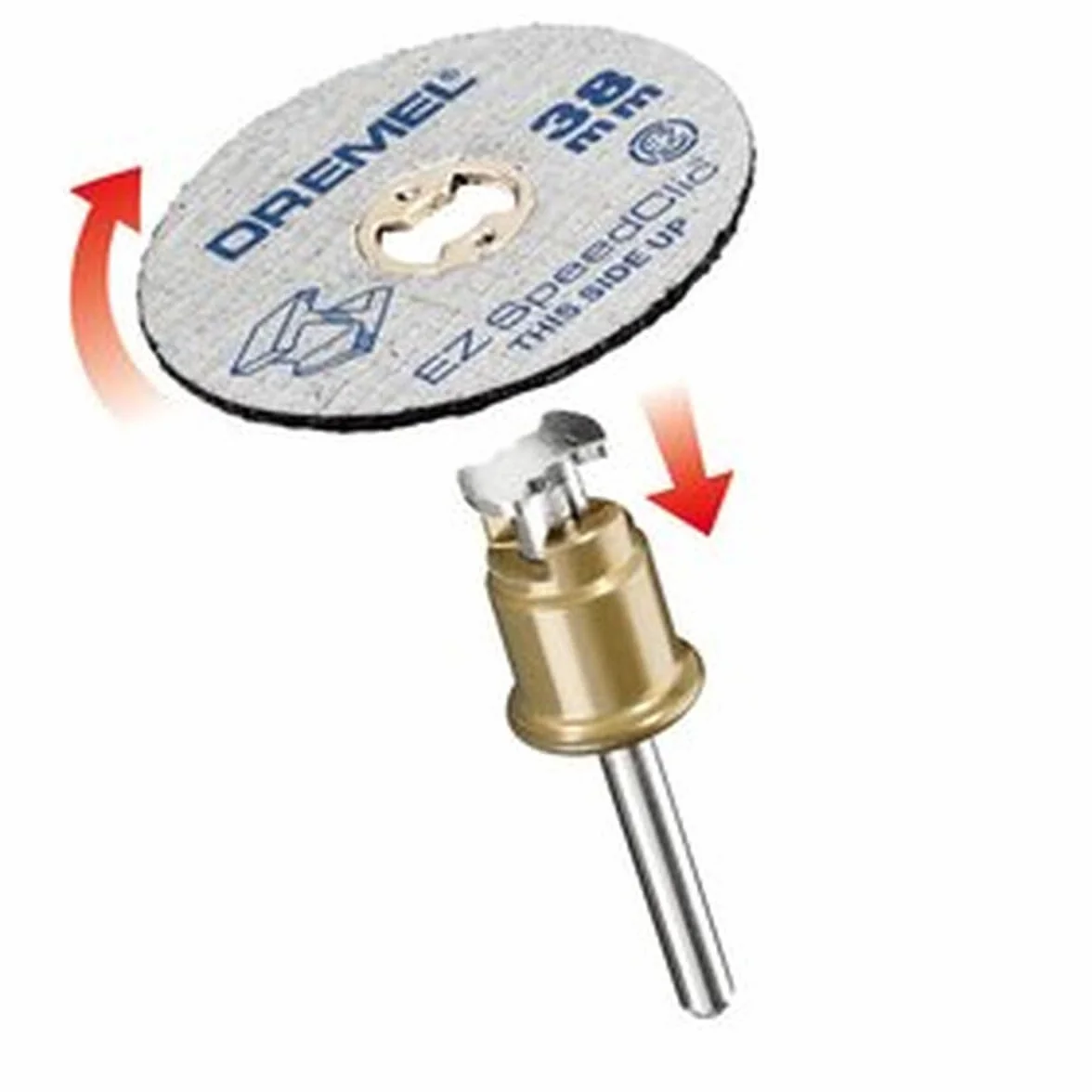 Dremel EZ SpeedClic SC456B Metal Cutting Wheel 38 mm 12-pack