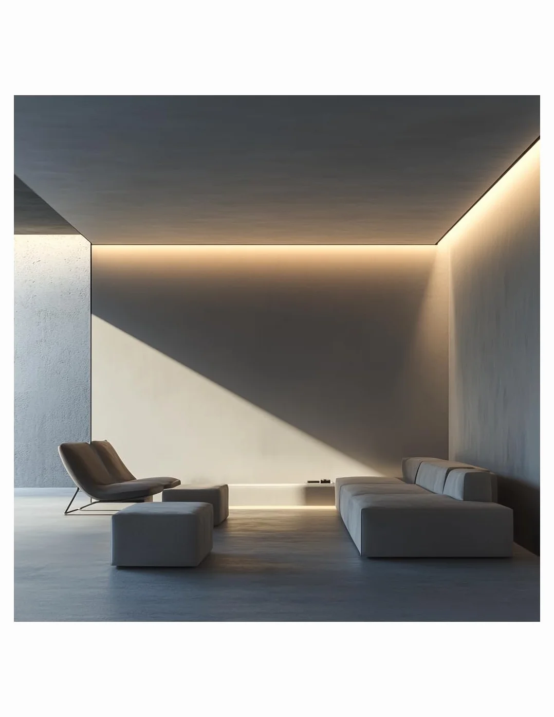 Profilo in Alluminio Aurora 2m per Cartongesso per Strisce LED Cover Opaca