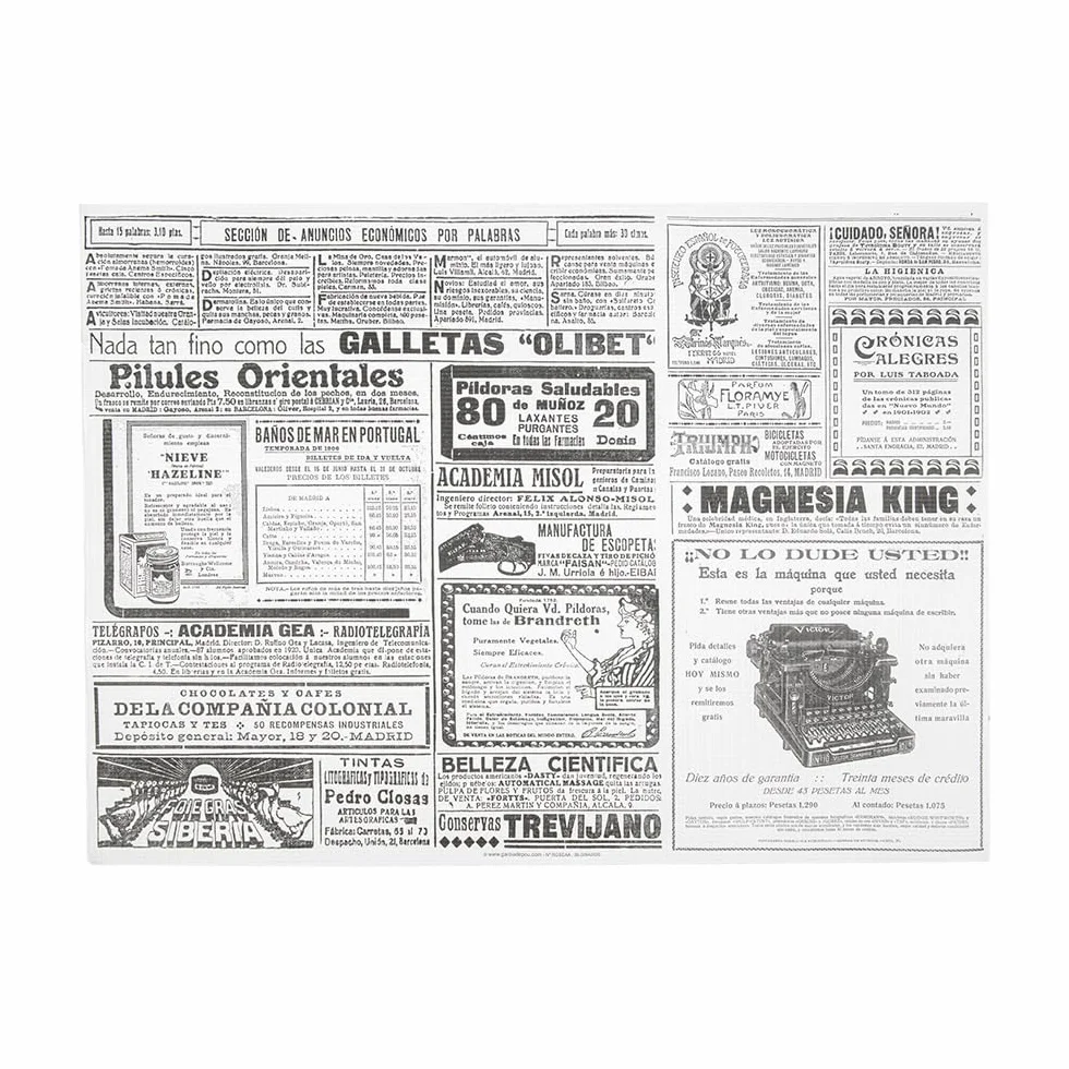 Tovagliette Journal 48 Gsm 31x43 cm Bianco Cellulosa 500 Unità