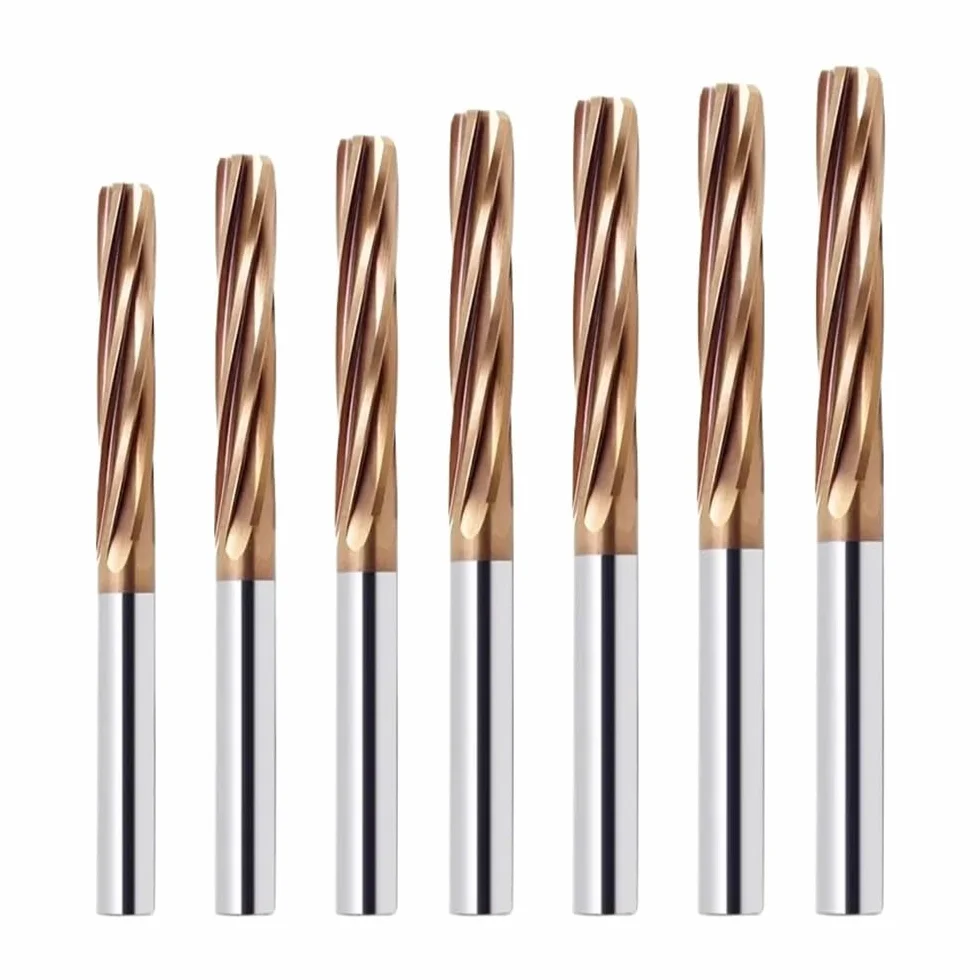 Alesatore a Macchina con Scanalatura a Spirale 2,9-4,24 mm, Fresa in Metallo Duro Integrale CNC per Metallo e Acciaio (2.98x60x100x4T)