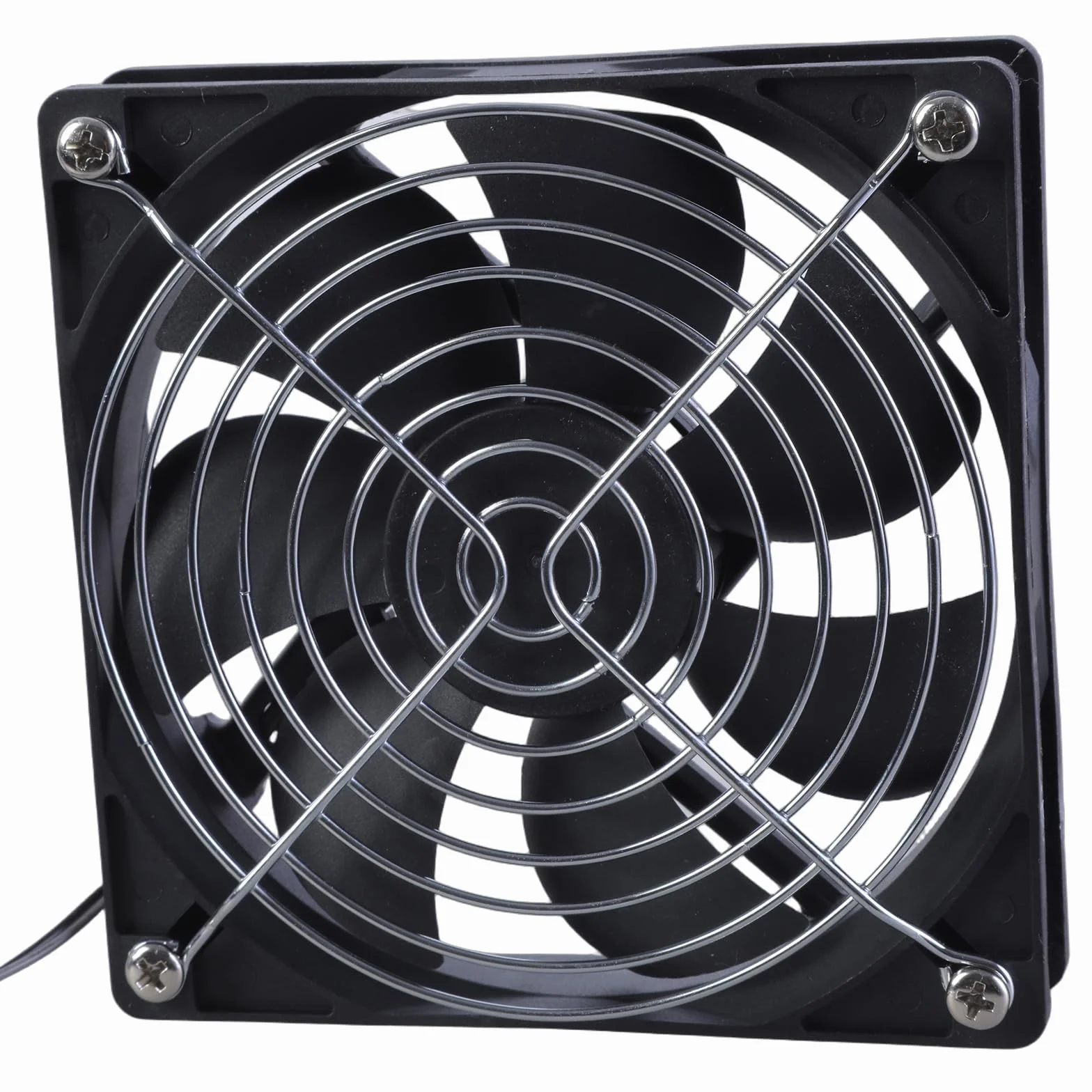 Sistema di ventole di raffreddamento USB da 120 mm, silenzioso per armadietti, con termostato regolabile 0-60℃ per armadietti home theater