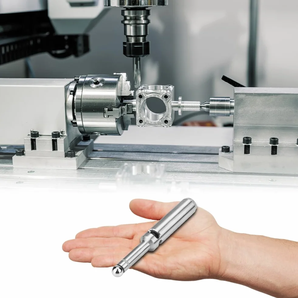 Cercatore di Bordi Ottico Antimagnetico Resistente Agli Statici LED e Segnale Acustico per Fresatrice Tradizionale Tornio CNC