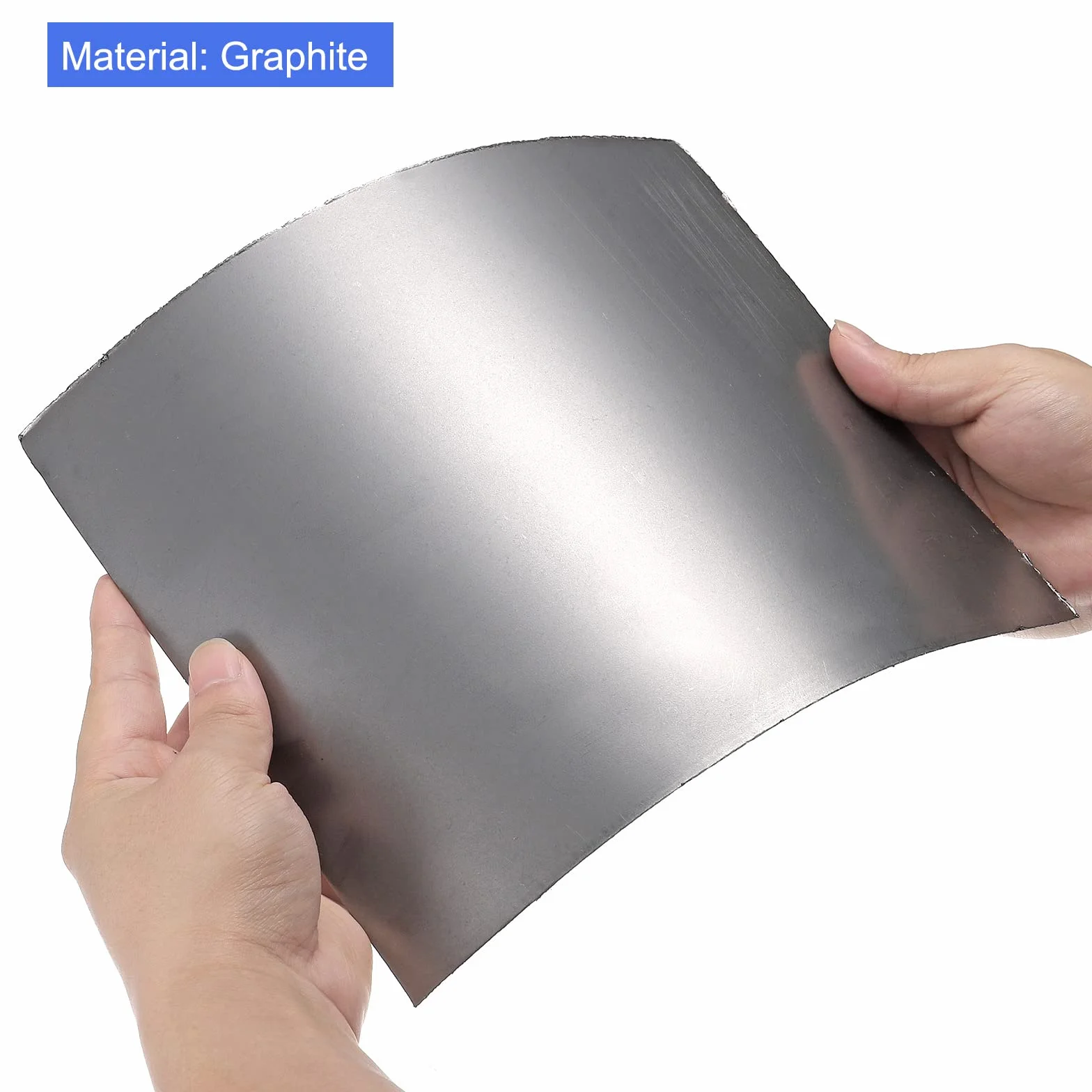 PATIKIL Grafite Pellicola Flessibile Guarnizione Foglio 250x200x0.5mm 2pz