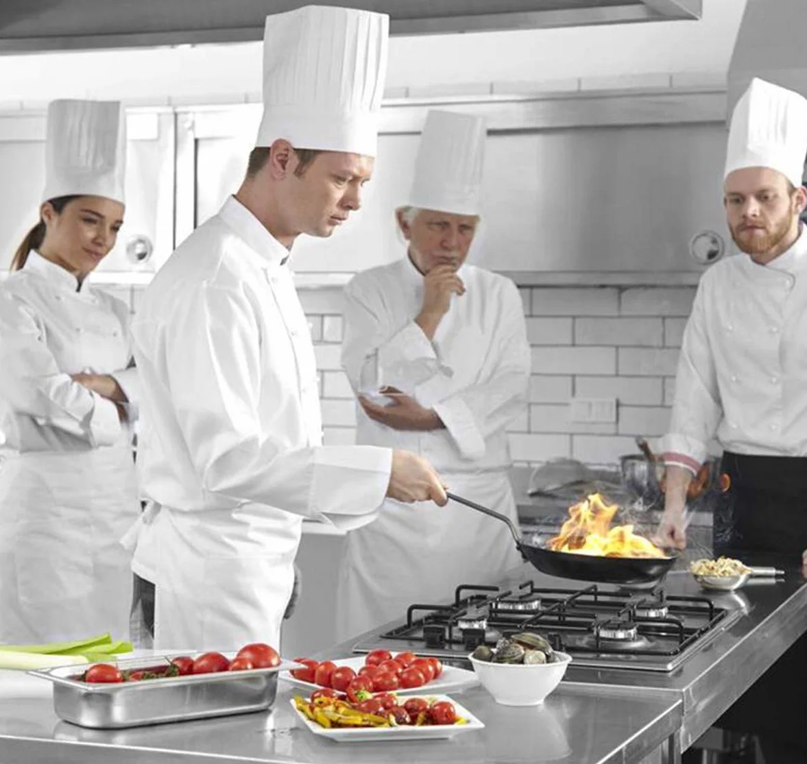 Monouso Cappelli da Chef 40PCS Cappellini da Cuoco Regolabile Set di Cappello da Cucina