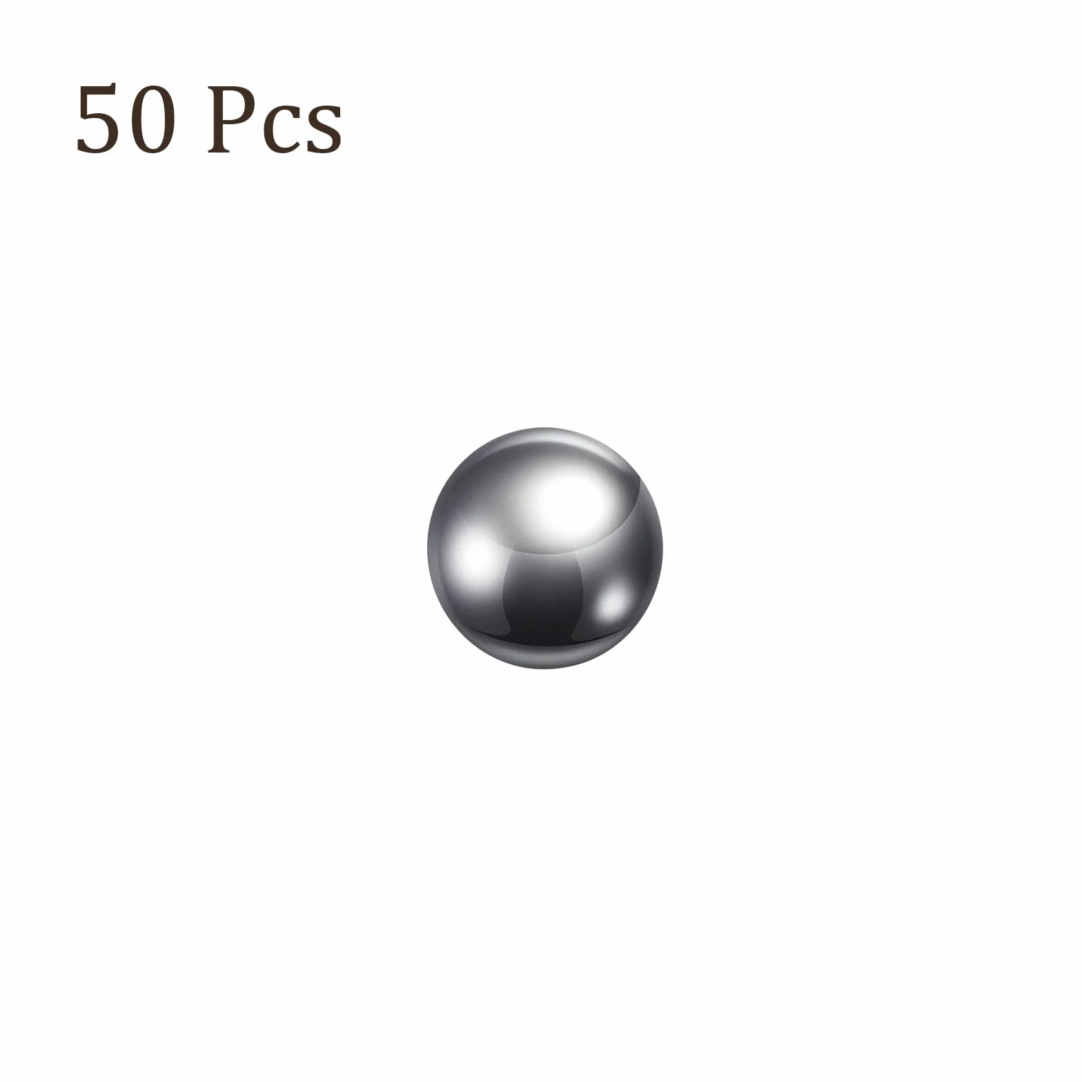 50pz Precisione Sfere - [14mm] Acciaio al Carbonio per Cuscinetti Valvole Uso, Solido