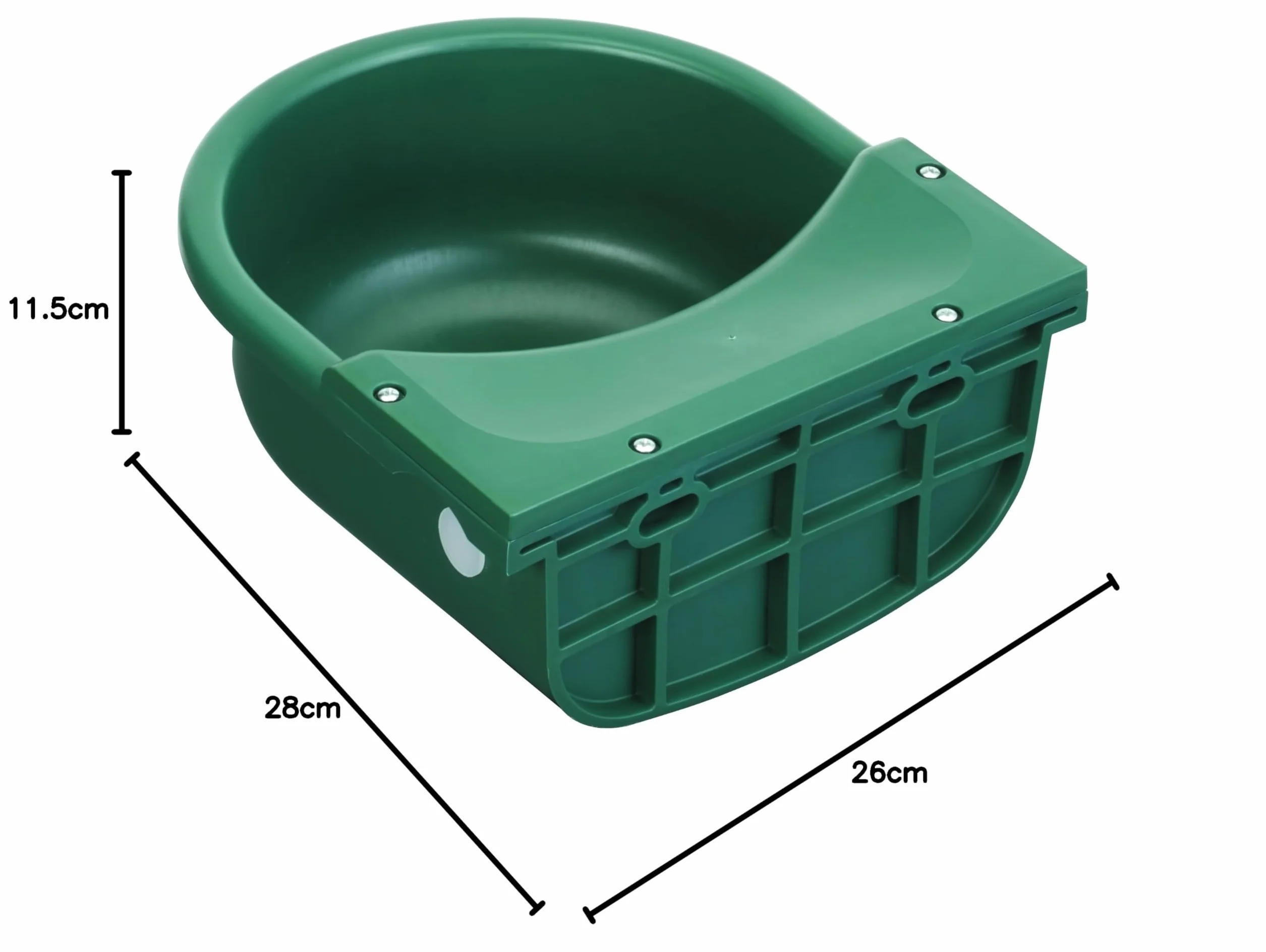 Abbeveratoio in plastica a livello costante con tappo per pulizia. Capacità: 3 litri. Umbria equitazione, cavallo, cavalli. VA00067