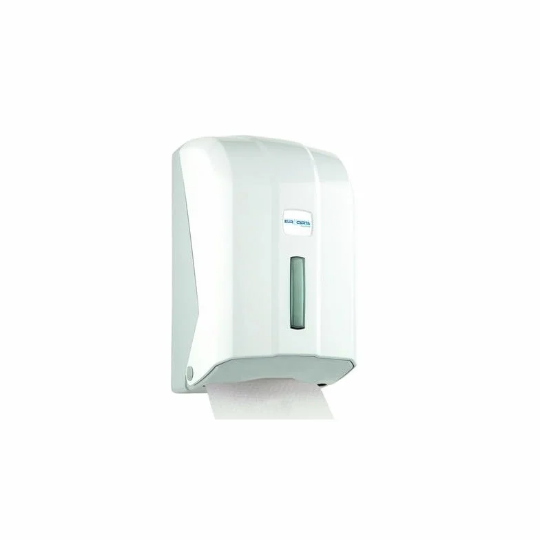 Dispenser carta igienica interfogliata a parete Bianco