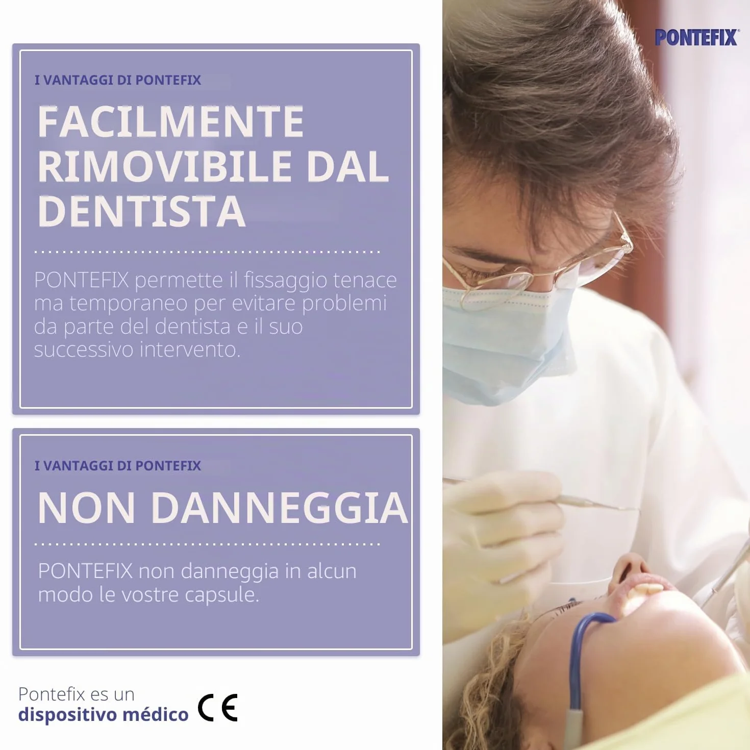 Cemento Dentale per Fissare Ponti, Capsule Dentali e Denti Pivotanti
