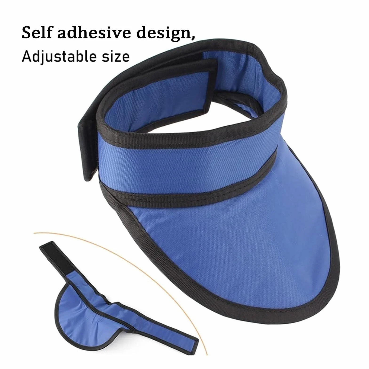 Grembiule di Piombo Collare Di Piombo Protettivo Dai Raggi X, Collare Di Piombo Per Tiroide Con Protezione Per Il Collo Resistente Alle Radiazioni Per Risonanza Magnetica TC, Misura Regolabile ( Color