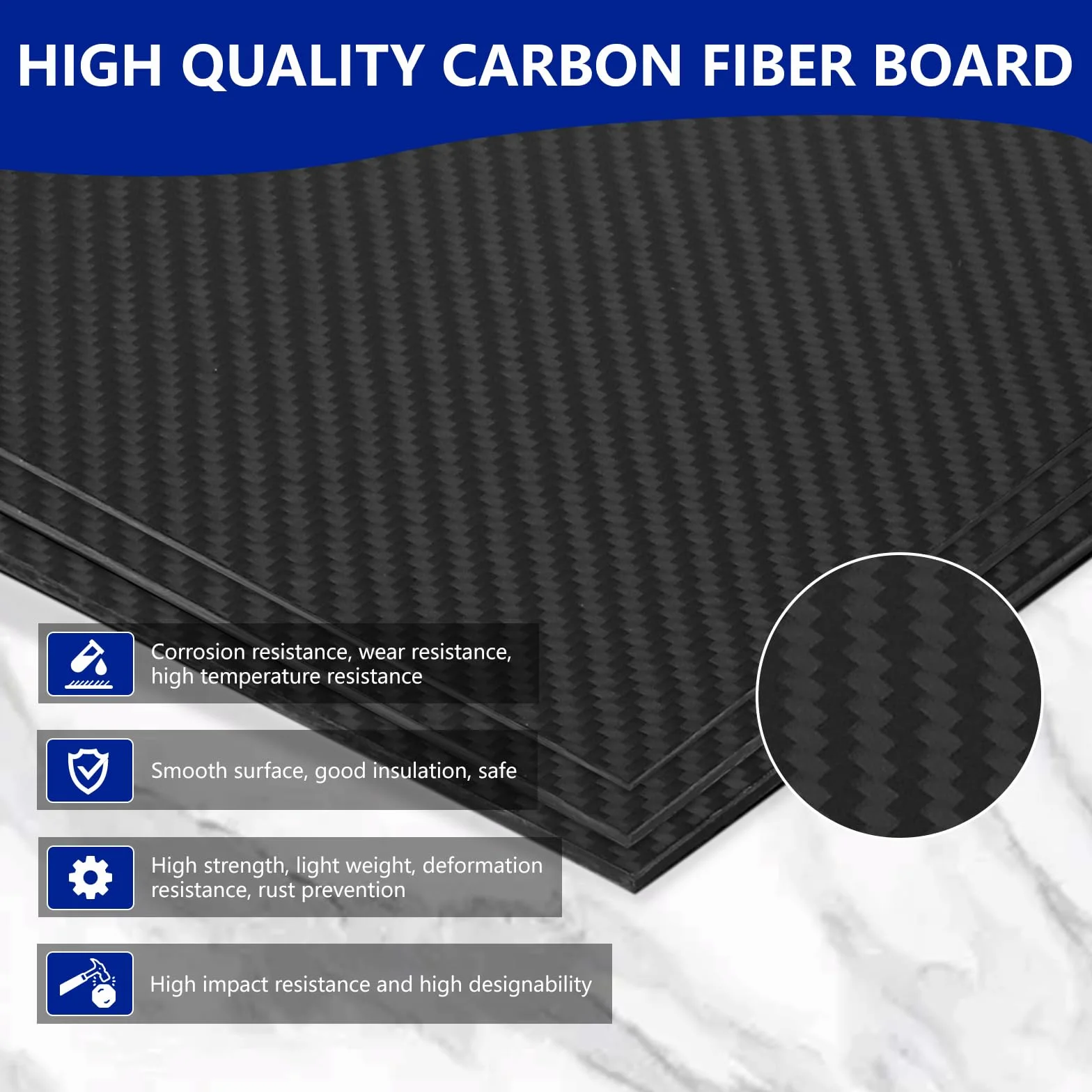 1 Piastra in Fibra di Carbonio 200x300x1mm Tessuto Opaco Entrambi i Lati Lastra in fibra carbonio 100% 3K lastra composita GFK per modellismo DIY riparazioni strutturali e parti lavorate a CNC