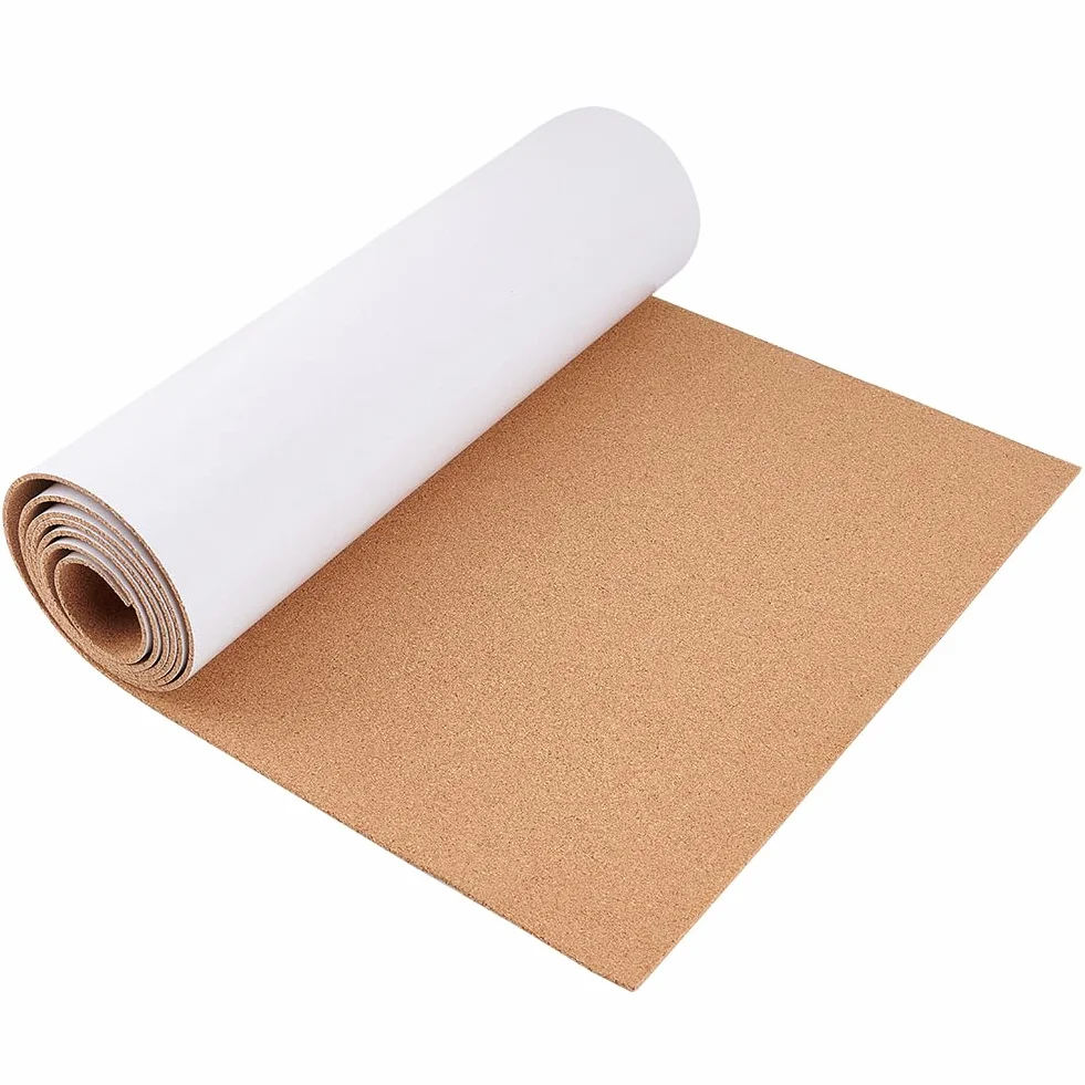 BENECREAT Rotolo di Sughero Autoadesivo 40x200 cm 3 mm per Bacheche Fai-Da-Te