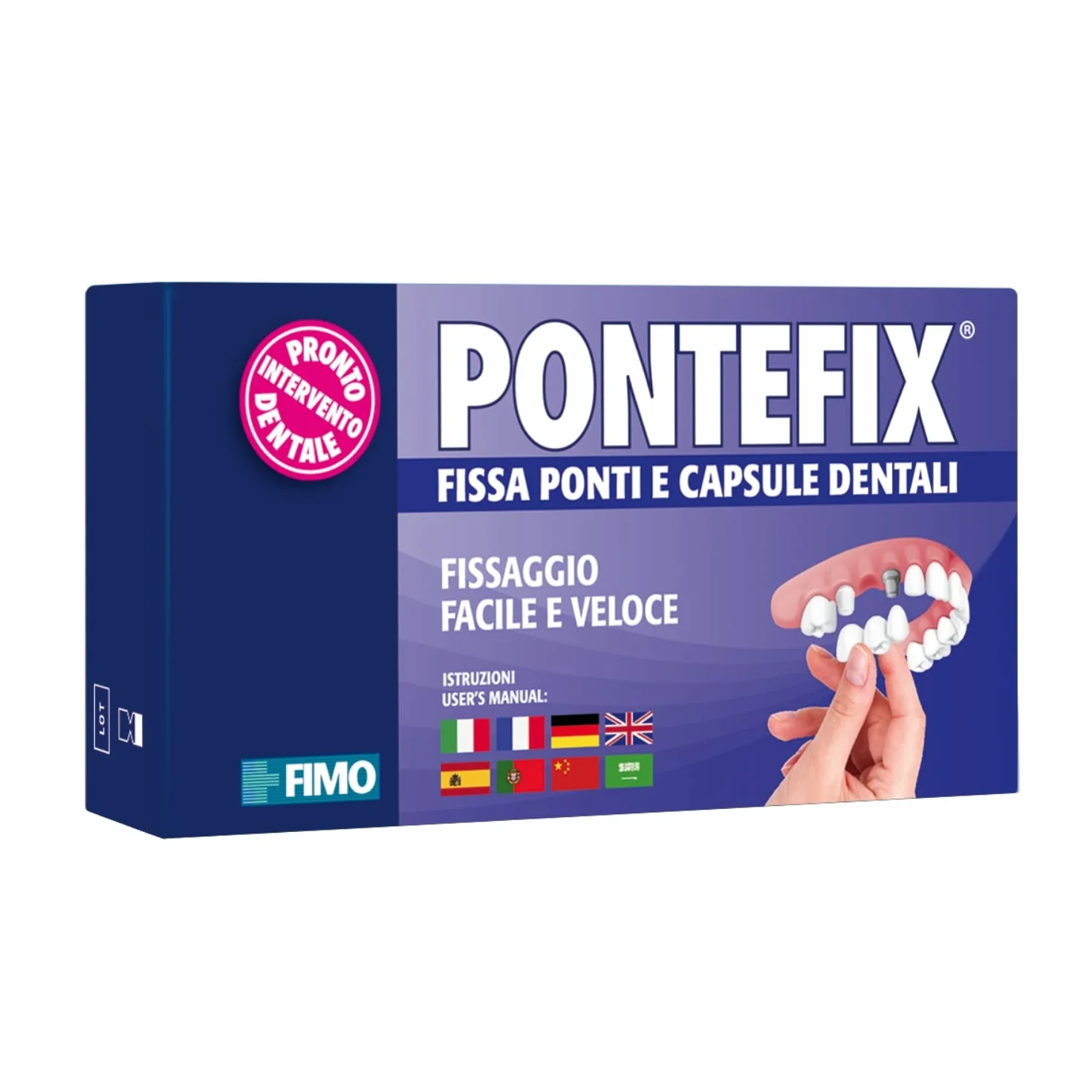 Cemento Dentale per Fissare Ponti, Capsule Dentali e Denti Pivotanti