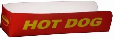 Venker Contenitore per confezionamento fai da te Scatola per hot dog 50 unità da asporto