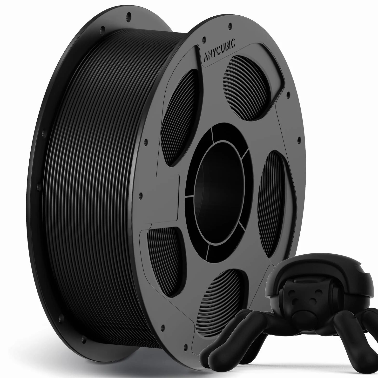 ANYCUBIC Filamento PLA 1,75 mm per Stampante 3D, Alta Velocità, Alta Resistenza, Resistenza Alte Temperature, Nero 1KG