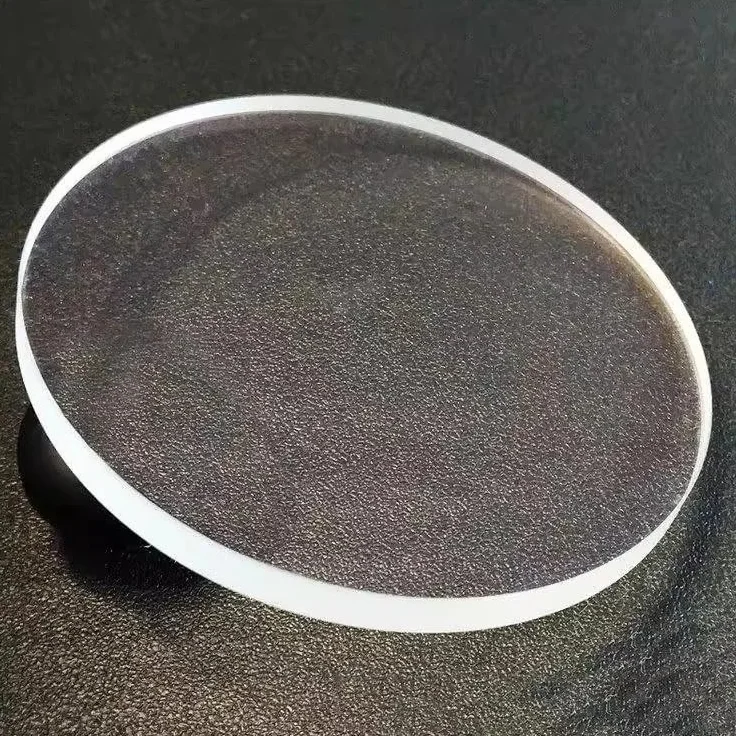 Osservazione della finestra della caldaia in vetro temperato ad alta temperatura da 30-100 mm ad alta borosilicato, acido forte, resistenza agli alcali(90mm,5mm)