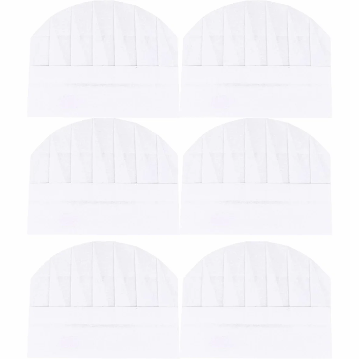 EXCEART 20 cappelli da cucina in carta usa e getta per bambini regolabili