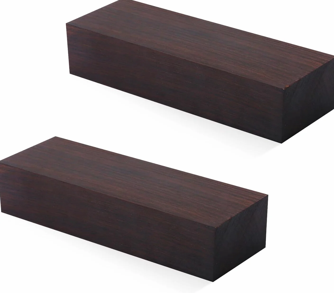 Piastra in legno di ebano nero 12 x 4 x 2,5 cm per strumenti musicali