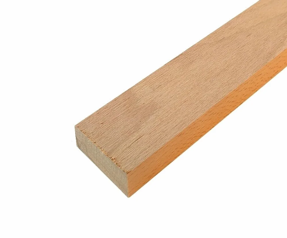 Listello Legno Massello di Faggio Calibrato 30 x 70 x 3000 mm