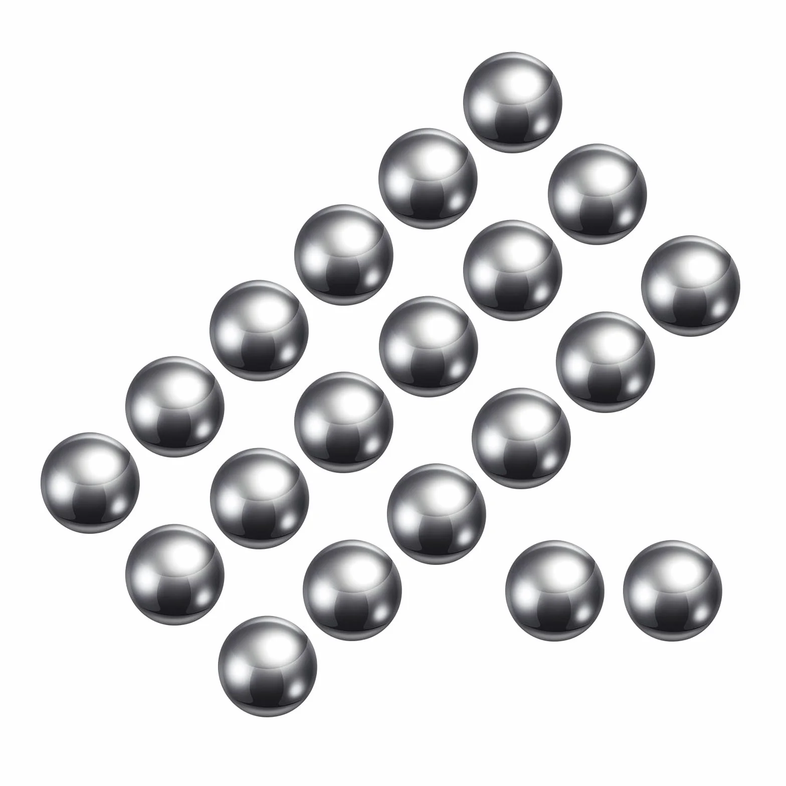 50pz Precisione Sfere - [12mm] Acciaio al Carbonio per Cuscinetti Valvole Uso, Solido