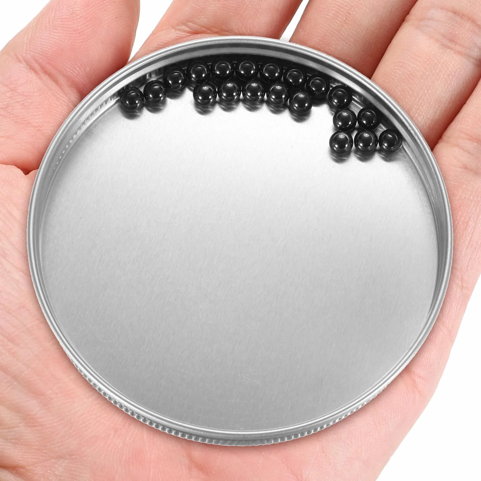 QUARKZMAN 50pz Sfere in Ceramica per Cuscinetti 5mm Sfere in Nitruro di Silicio Si3N4 G5 di Precisione in Ceramica