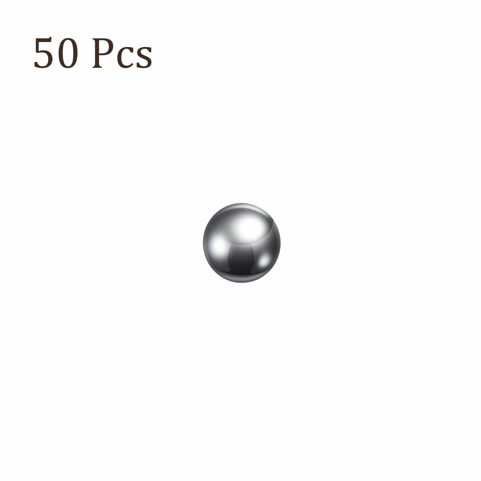 50pz Precisione Sfere - [12mm] Acciaio al Carbonio per Cuscinetti Valvole Uso, Solido