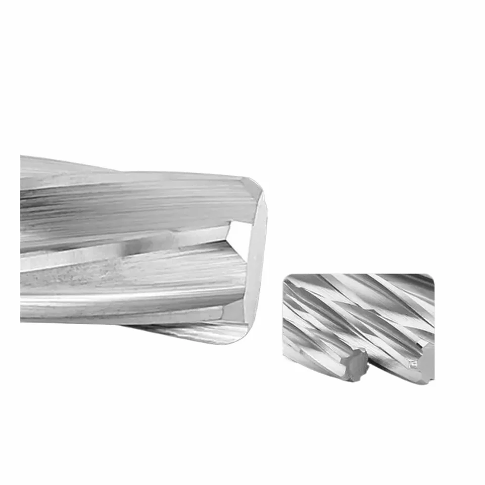 Alesatore 5,56-7,3 mm Scanalatura a Spirale Metallo Duro Integrale Non Rivestito Fresa CNC Alluminio 5.56x30x60x4T