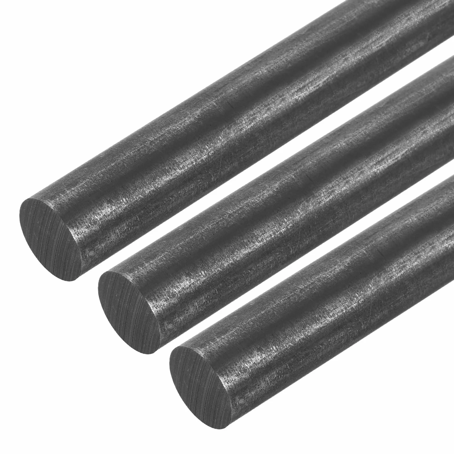 QUARKZMAN Astina di Stiratura in Grafite Cilindrica Carbonio 250x15mm Nero 3 sztuki