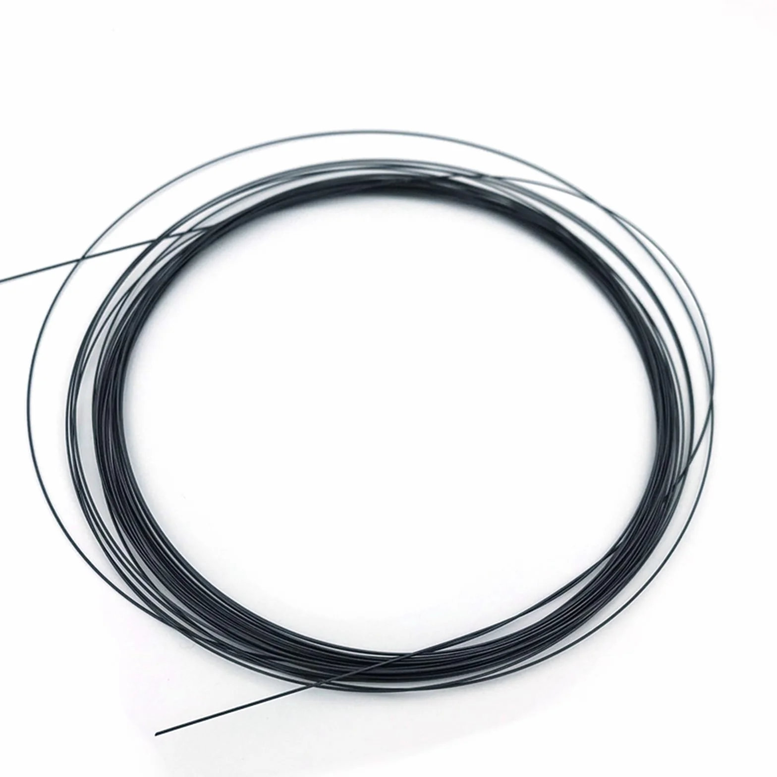 Filo di acciaio elastico con memoria di forma in nitinol, filo di nitinol, filo pre-addestrato con memoria di forma in nitinol, nero, adatto for componenti a molla, 1 metro di lunghezza, diametro: 0,4