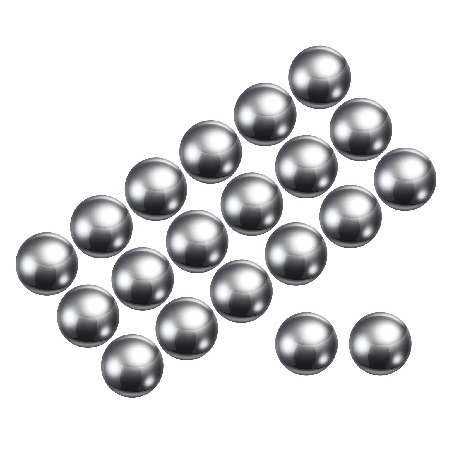 50pz Precisione Sfere - [14mm] Acciaio al Carbonio per Cuscinetti Valvole Uso, Solido