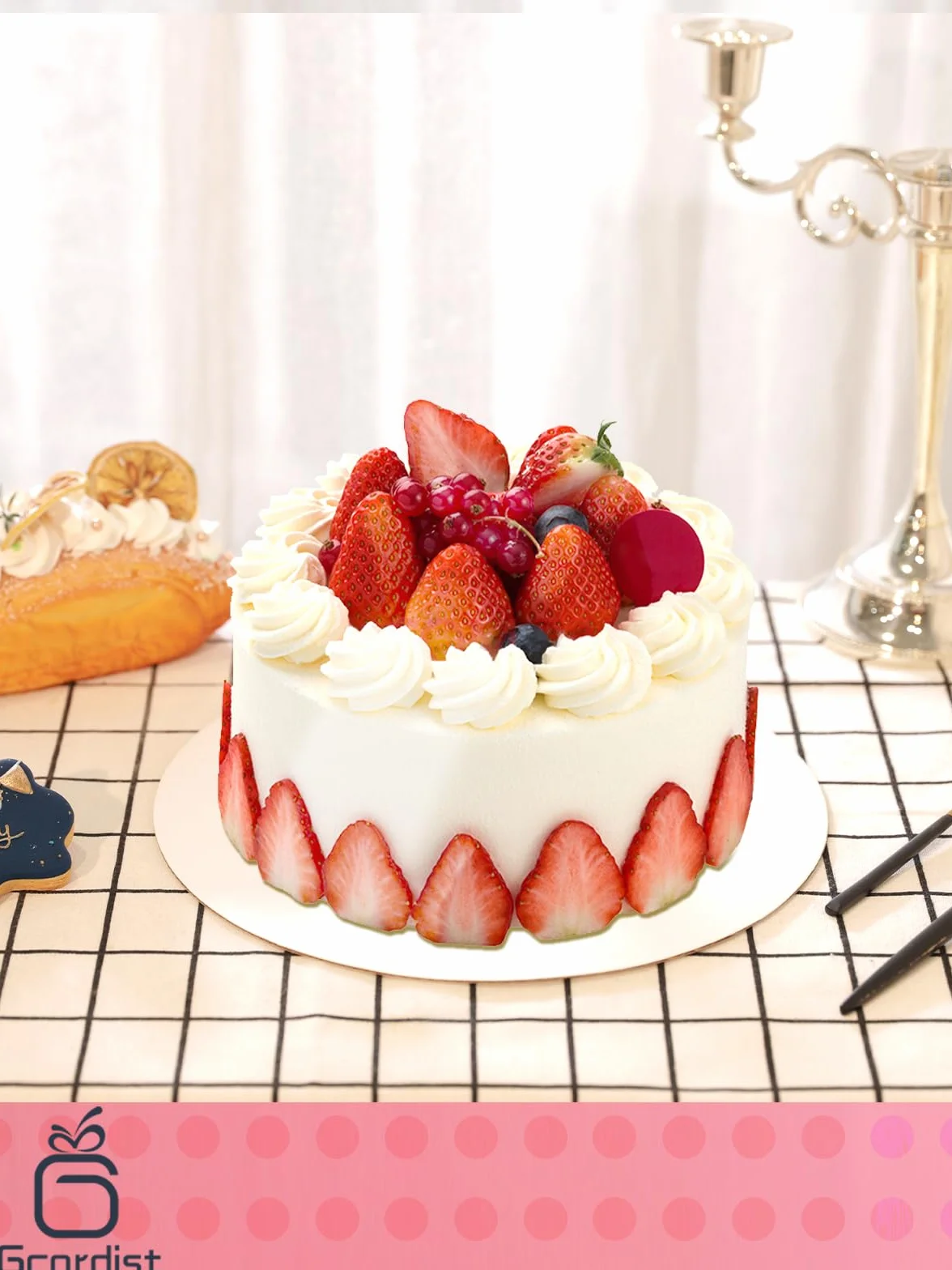 Gcardist 25 vassoi per torte rotondi 22,6 cm base in cartone per uso alimentare