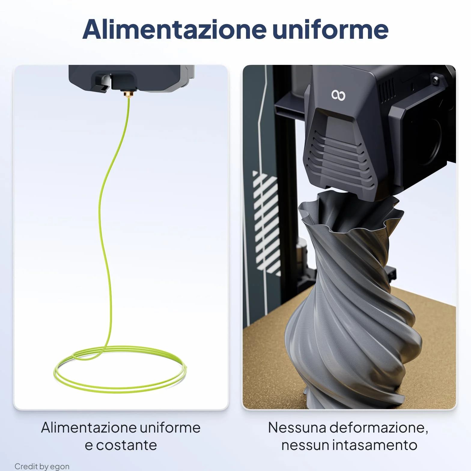 DEEPLEE Filamento PLA+ 1.75 mm 1 kg Nero, Alta Tenacità, Precisione ±0.02 mm per Stampanti 3D FDM