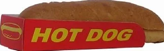 Venker Contenitore per confezionamento fai da te Scatola per hot dog 50 unità da asporto