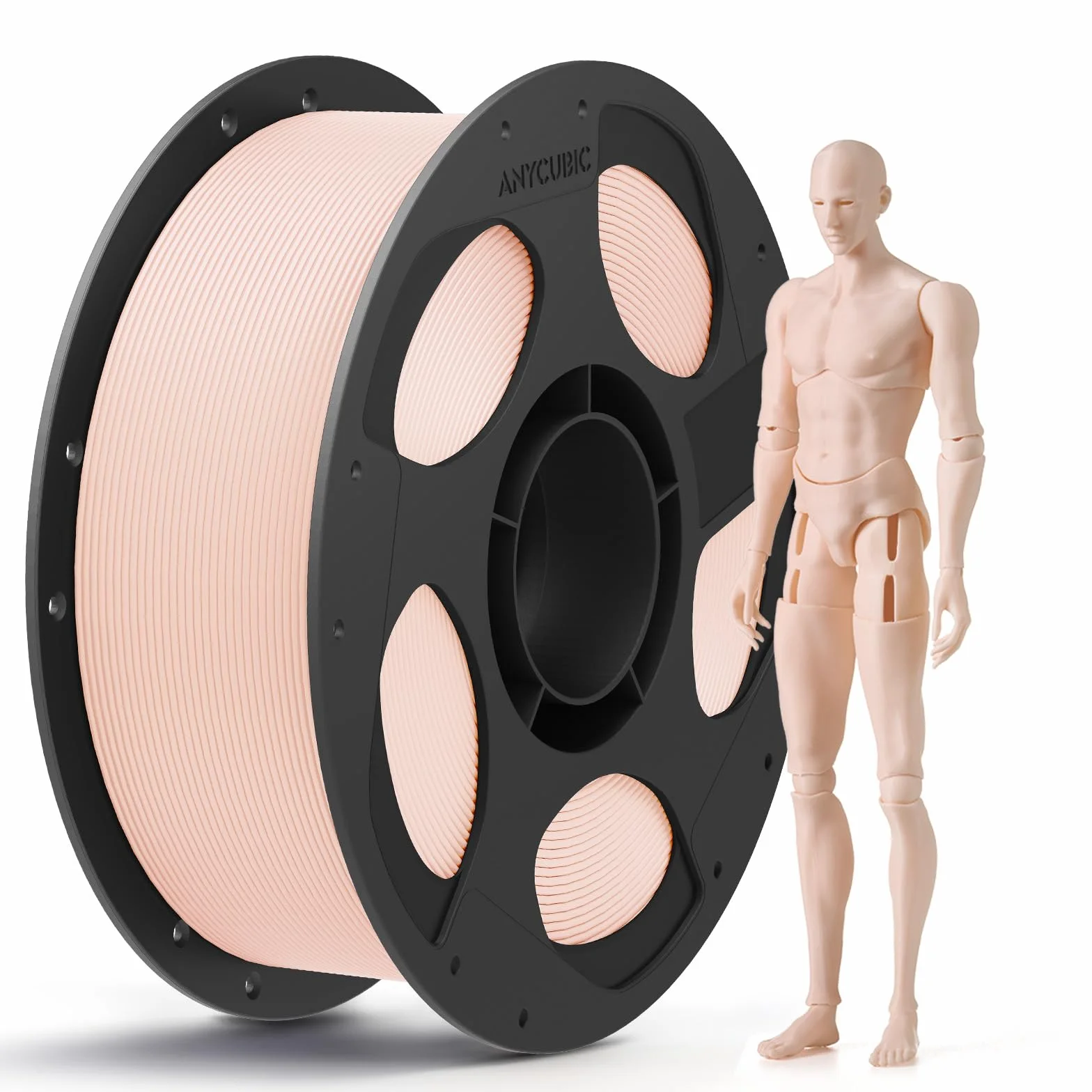 ANYCUBIC PLA Filamento per Stampante 3D 1,75 mm Precisione Dimensionale +/- 0,02 mm Rosa Mia 1KG
