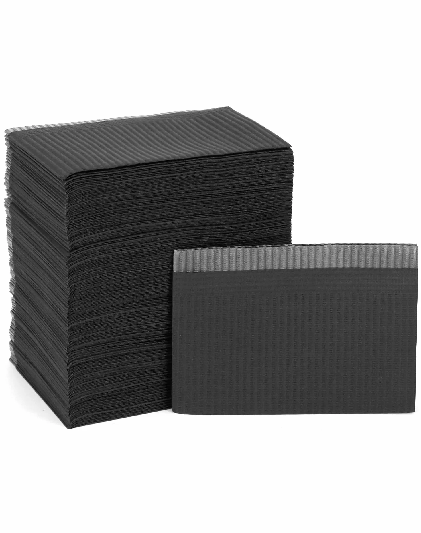 QWORK® 125 Bavaglini Monouso Assorbenti e Impermeabili (33 x 45 cm) – Protezione a 3 Strati, Coprivassoi, Tatuaggi, Igiene Generale