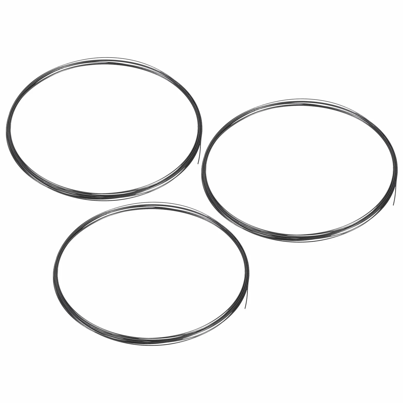 QUARKZMAN 3 Pezzi Filo Tungsteno 99.95% Alta Purezza Filo Tungsteno 0.05mm Diametro X 3 Metri Lunghezza Filamento Tungsteno Bobina In metallo Per Produzione Lampadine Industria Elettronica