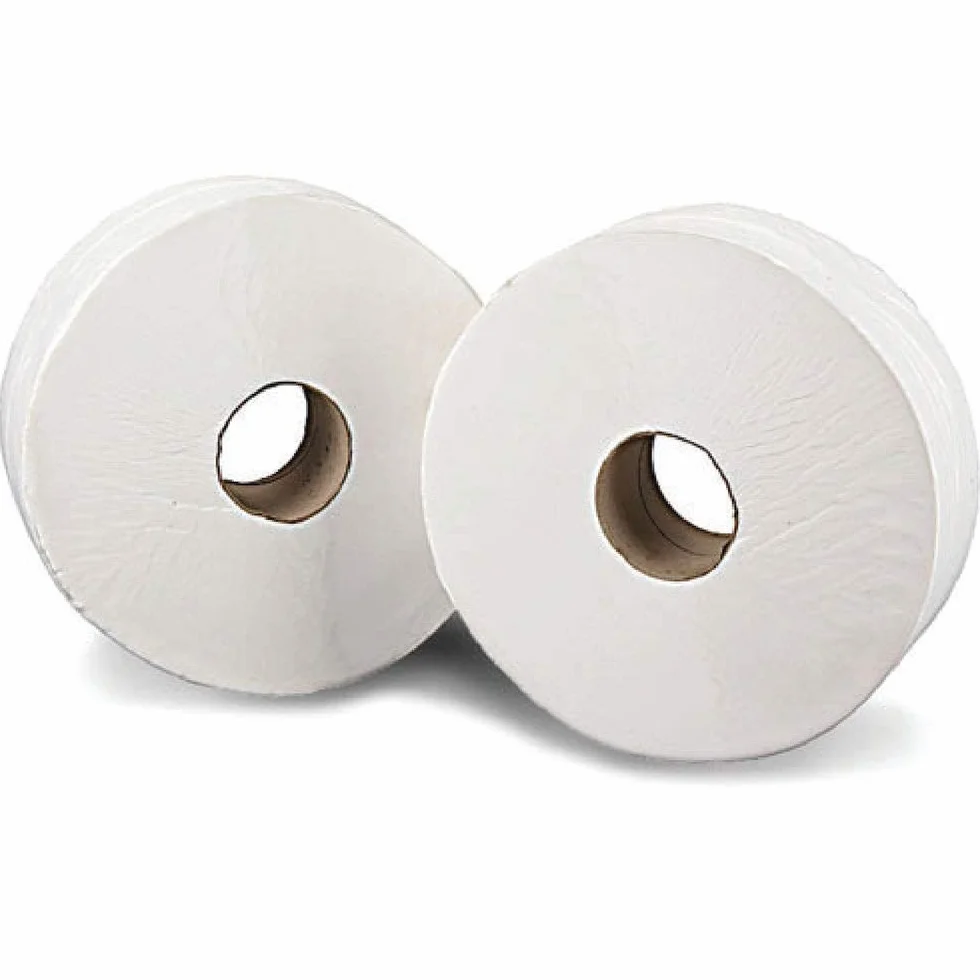White Box Jwh150 Rotoli di Carta Igienica Mini Jumbo 2 Veli Bianco 150 M 12 Rotoli