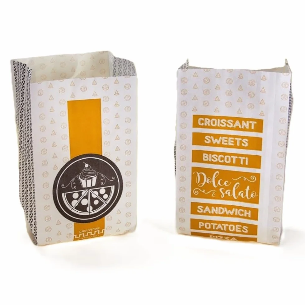 Sacchetti Carta Antigrasso Bakery 17x34 cm 40 gr 200 sztuk
