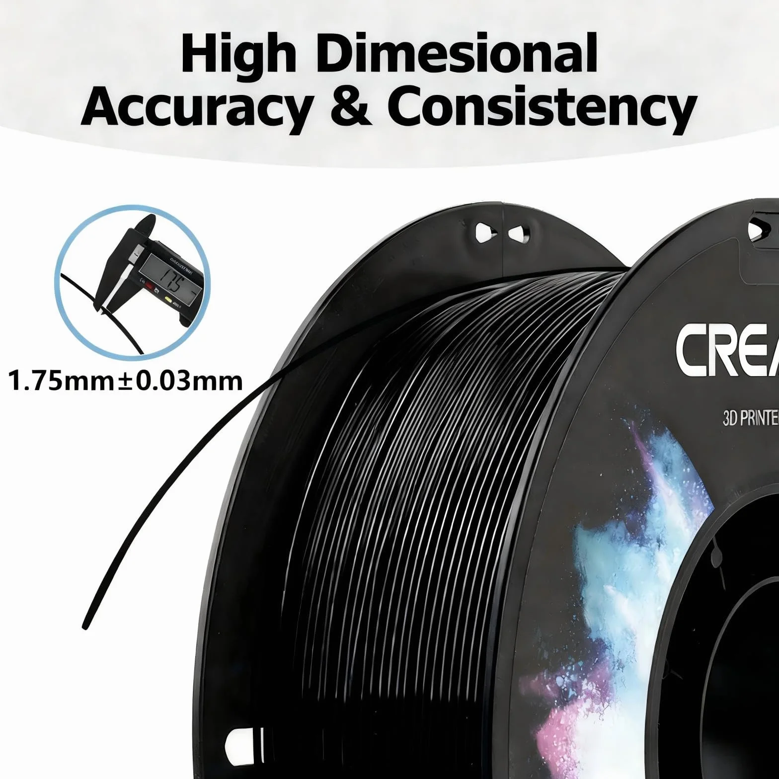 Creality Filamento PETG 1.75mm 1kg Blu Trasparente per Stampanti 3D