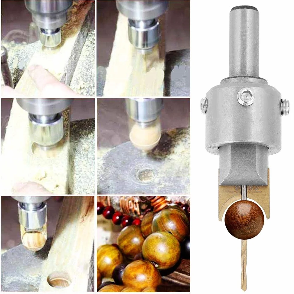 Kit Fresa Legno 18 Pezzi per Ebano Palissandro Trapano Maker